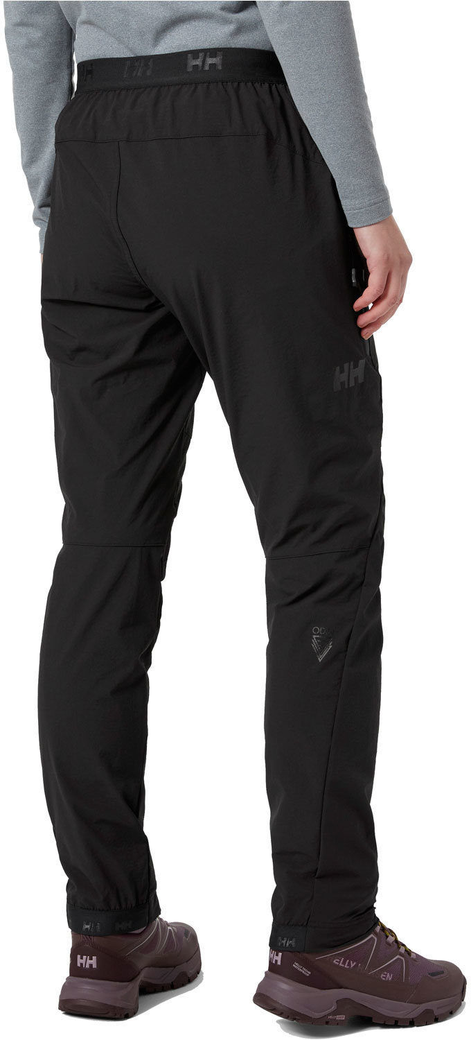 Helly Hansen rask light softshell pantalón montaña mujer Negro (XL)