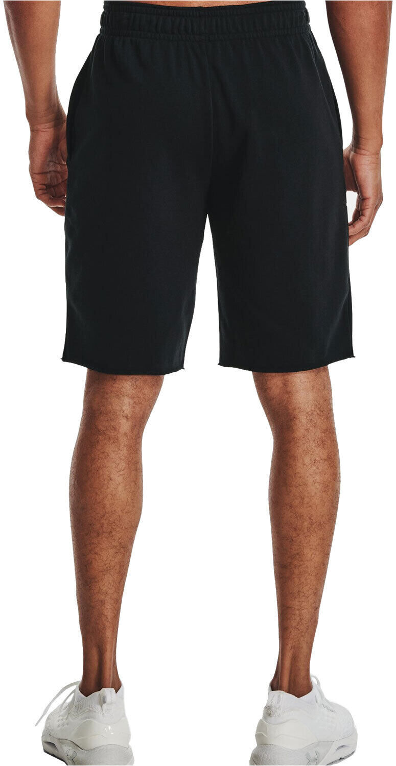 Under Armour rival terry bermudas hombre Negro (XL)