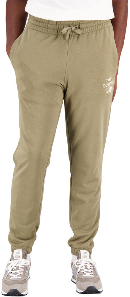 New Balance essentials brushed back pantalón hombre Verde (XL)