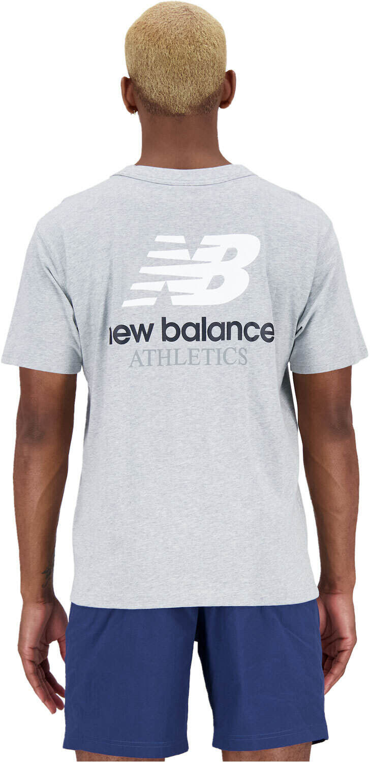 New Balance athletics remastered camiseta manga corta hombre Gris (M)