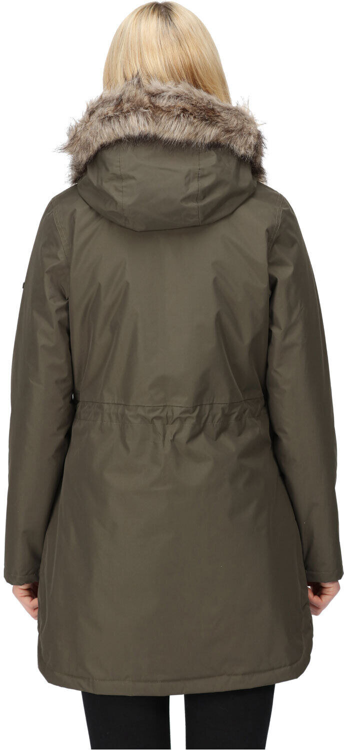 Regatta sabinka chaqueta impermeable insulada mujer Verde (22)