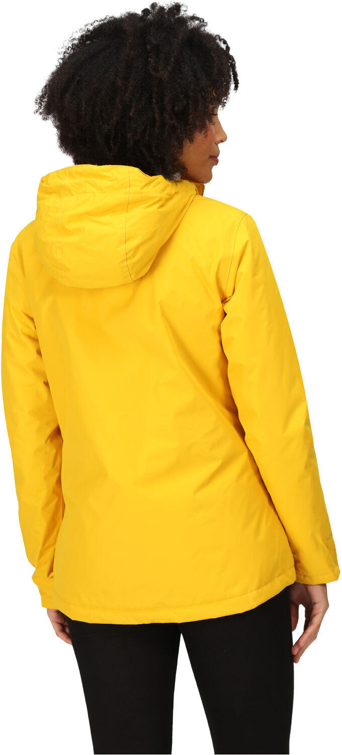 Regatta bria chaqueta impermeable insulada mujer Naranja (16)