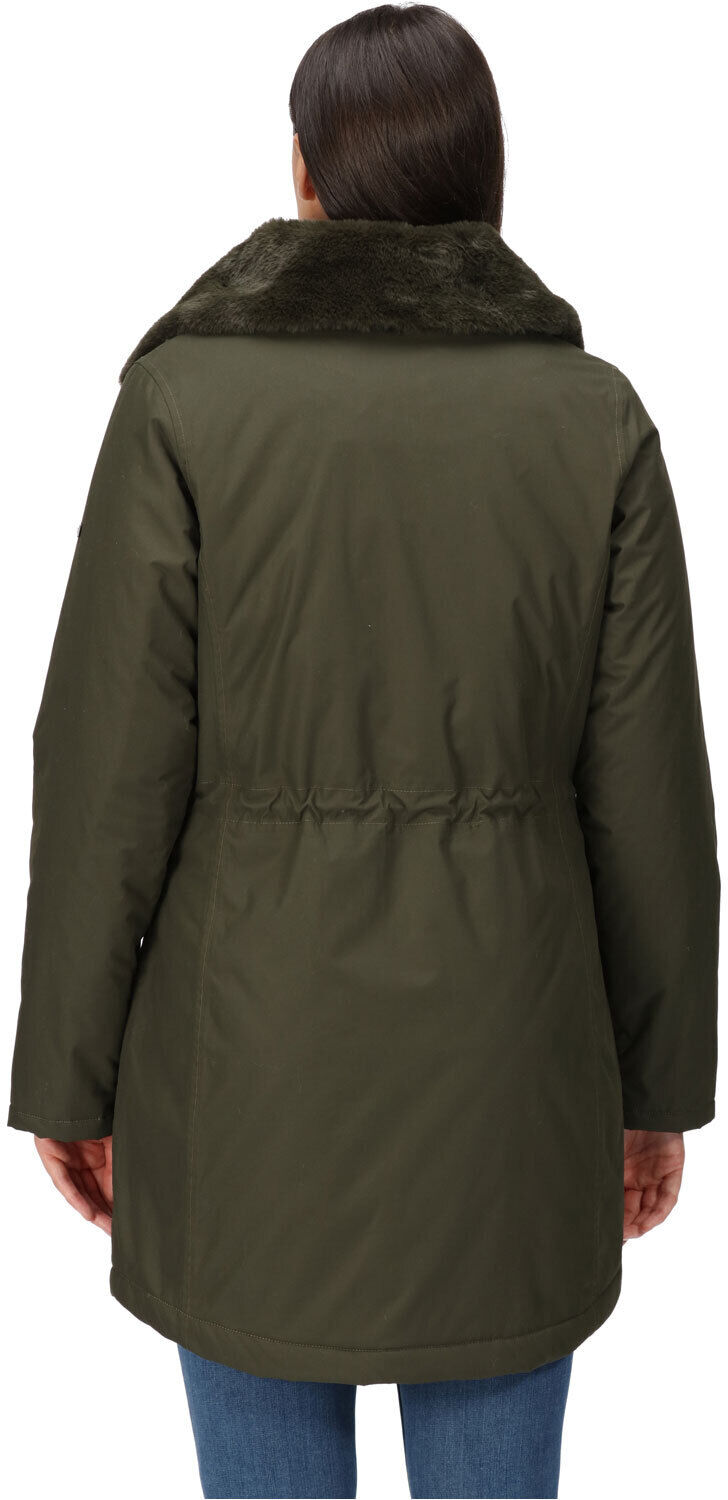 Regatta renata chaqueta impermeable insulada mujer Verde (20)