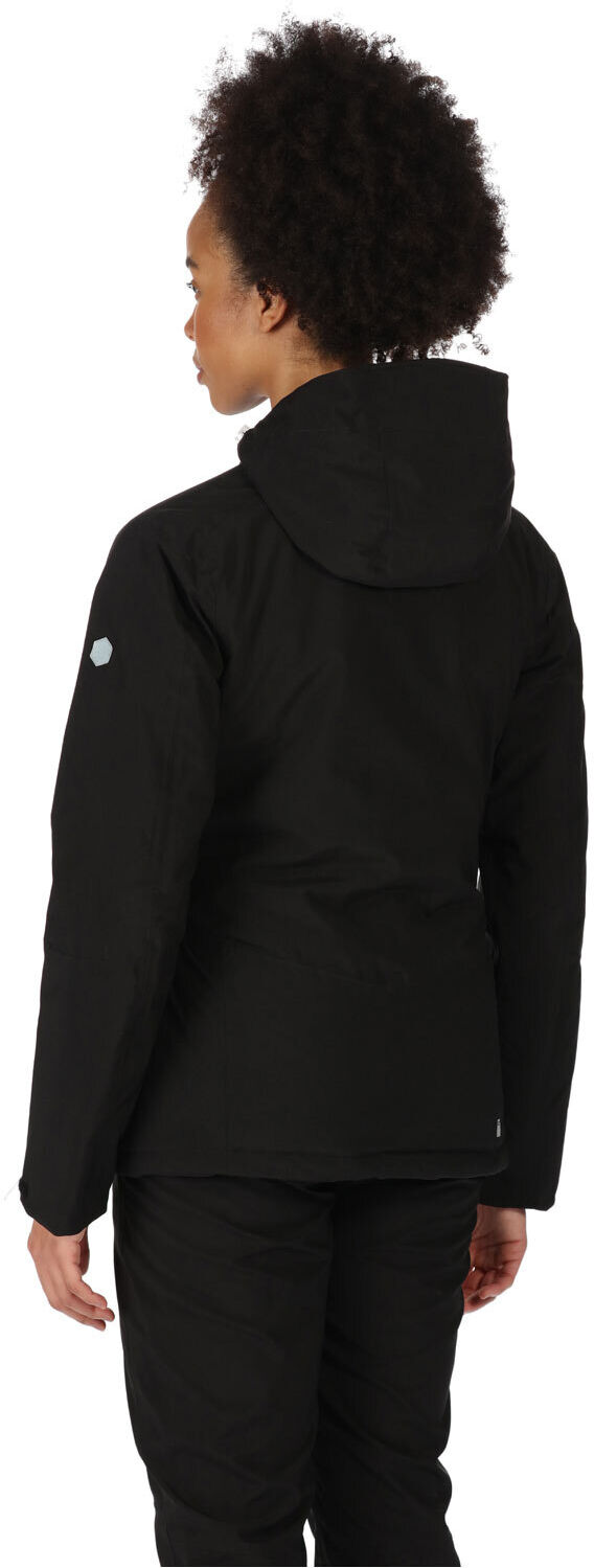 Regatta highton striii chaqueta impermeable insulada mujer Negro (8)