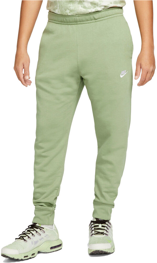 Nike sportswear club french terry verde pantalón hombre Verde (L)