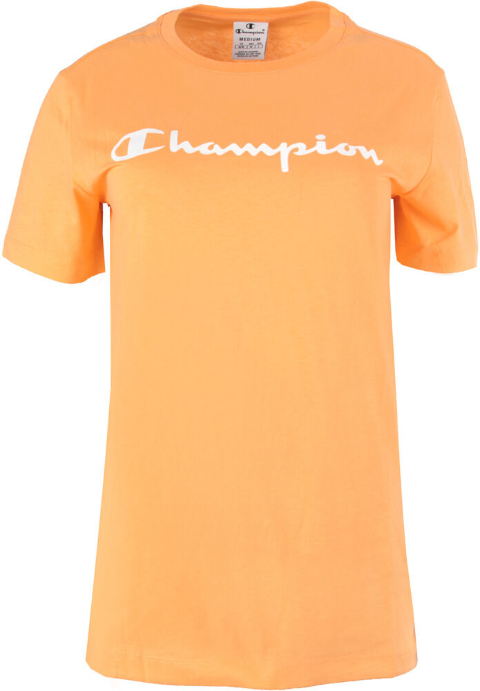 Champion crewneck t-shirt camiseta manga corta mujer Naranja (M)