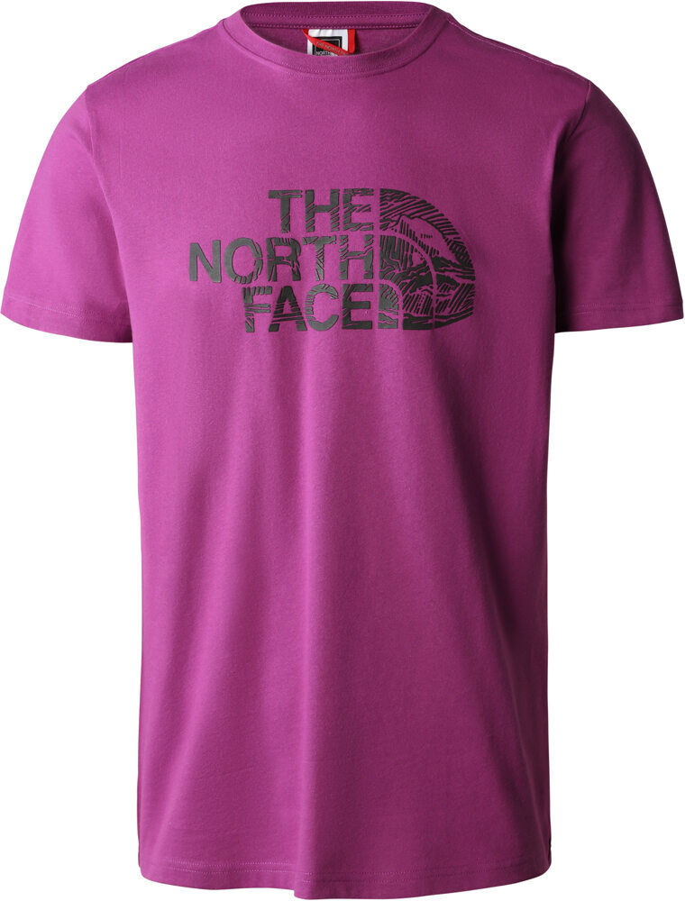 The North Face woodcut dome camiseta manga corta hombre Morado (L)