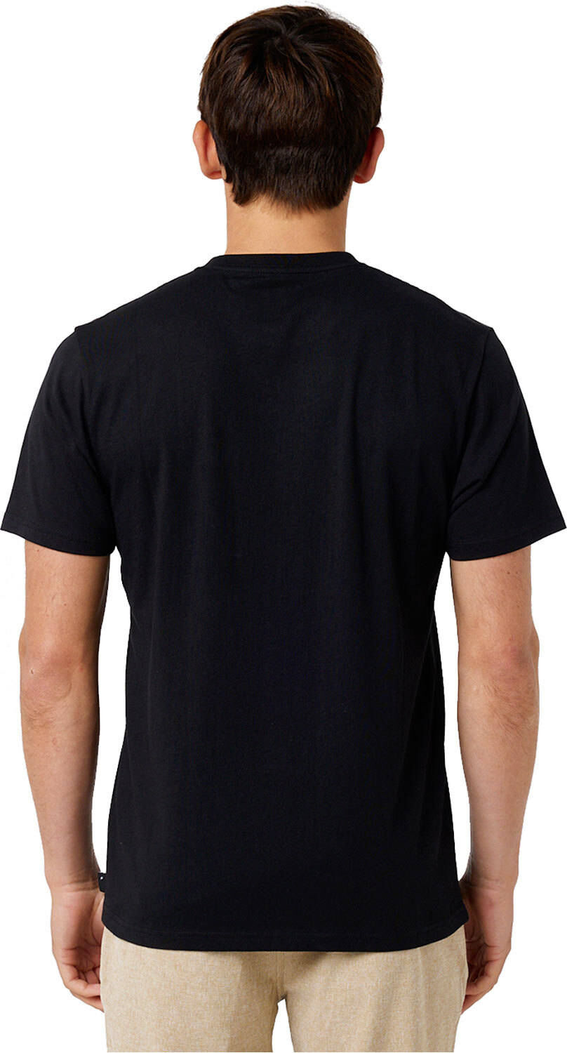 Rip Curl inda pocket camiseta manga corta hombre Negro (S)