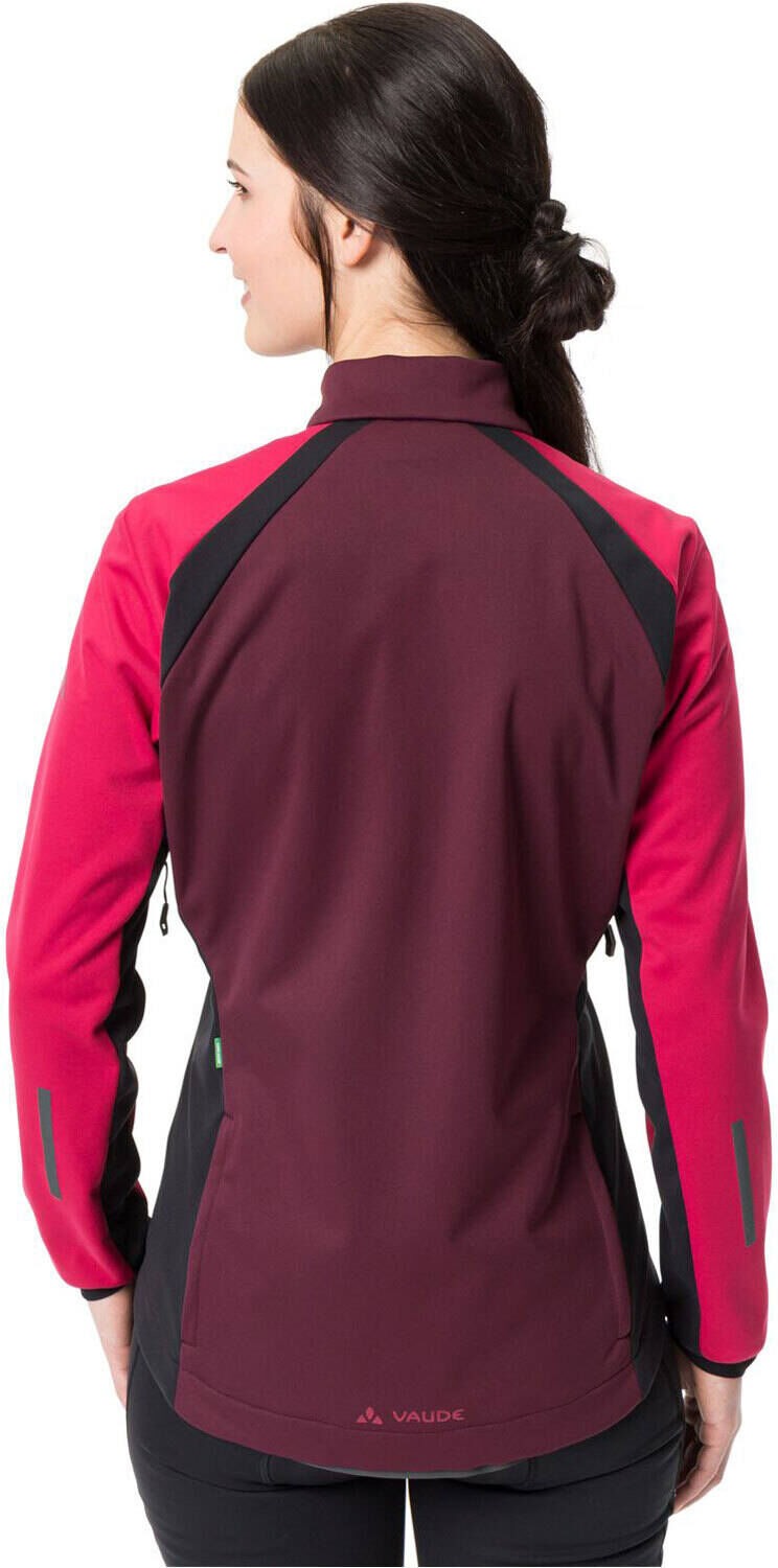 Vaude posta softshell cortavientos ciclismo mujer Morado (40)