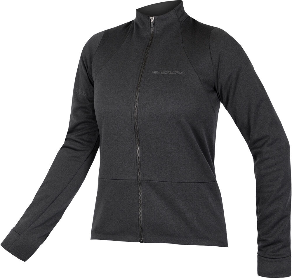 Endura gv500 maillot manga larga mujer Negro (S)