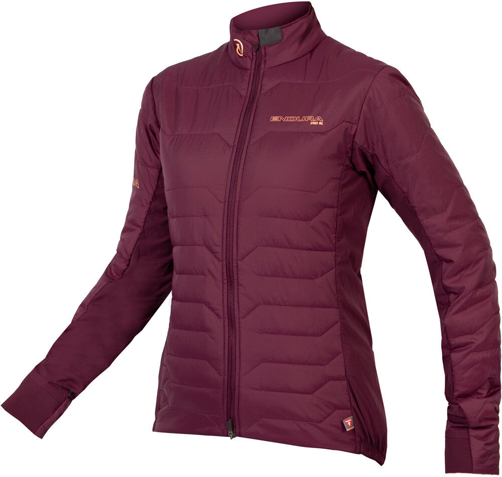 Endura pro sl primaloft cortavientos ciclismo mujer Granate (M)