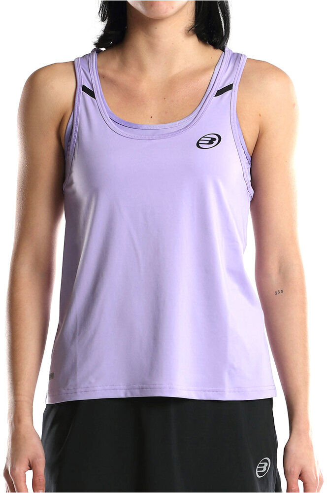 Bullpadel erase camiseta tenis manga corta mujer Morado (L)