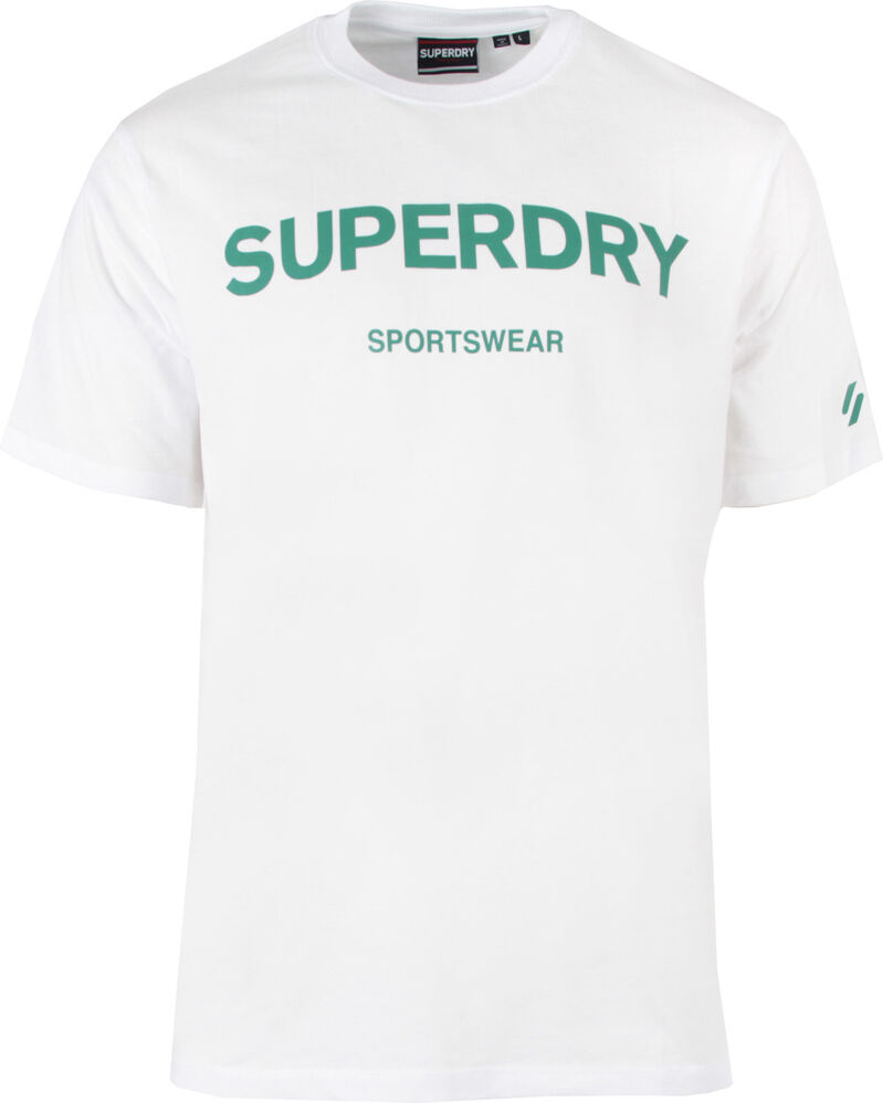 Superdry code core sport camiseta manga corta hombre Blanco (M)