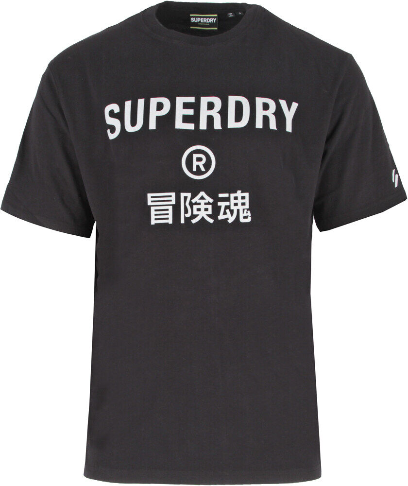 Superdry code core sport camiseta manga corta hombre Negro (XL)