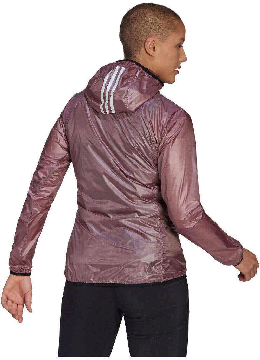 Adidas techrock three-in-one chaqueta impermeable mujer Morado (L)