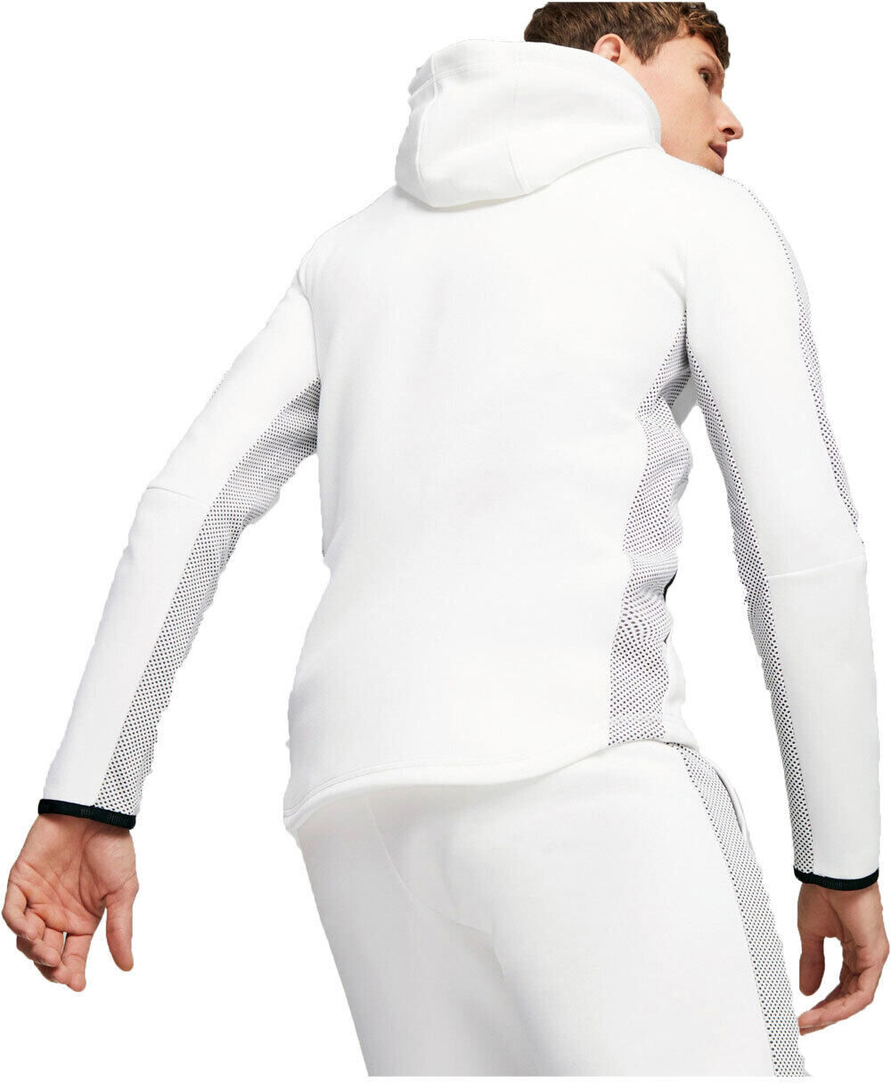 Puma evostripe full-zip sudadera hombre Blanco (M)