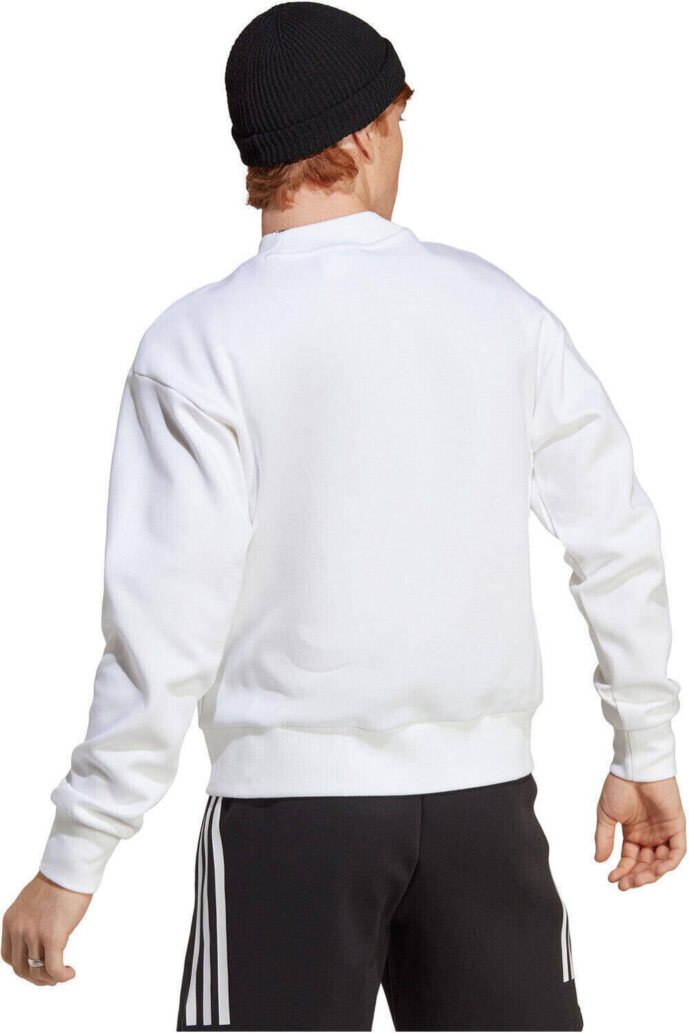 Adidas future icons badge of sport sudadera hombre Blanco (M)