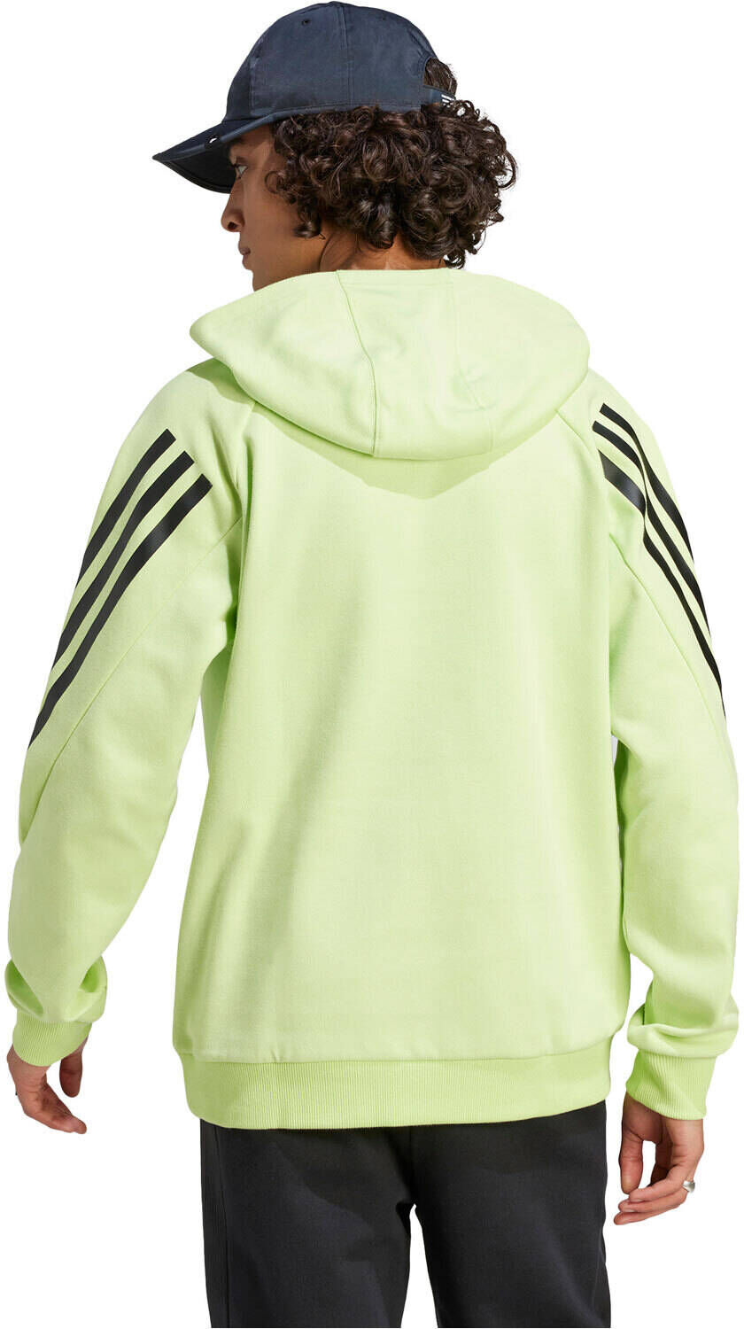 Adidas future icons 3 bandas sudadera hombre Lila