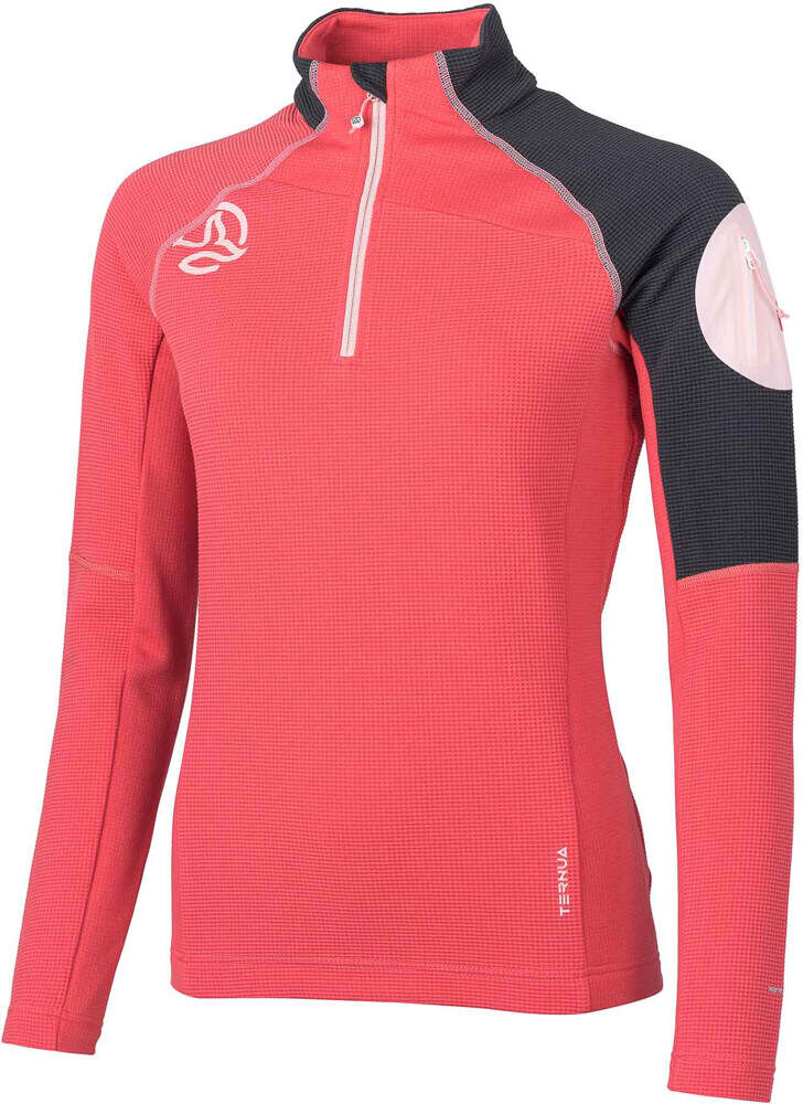 Ternua lemika 1/2 zip forro polar mujer Rosa (XS)