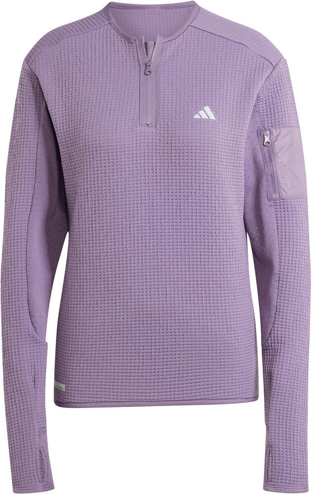 Adidas ultimate conquer the elements coldrdy camiseta técnica manga larga mujer Morado (L)