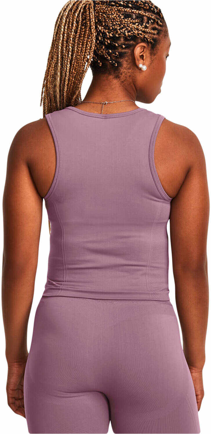 Under Armour ua train seamless camiseta tirantes fitness mujer Morado (XL)