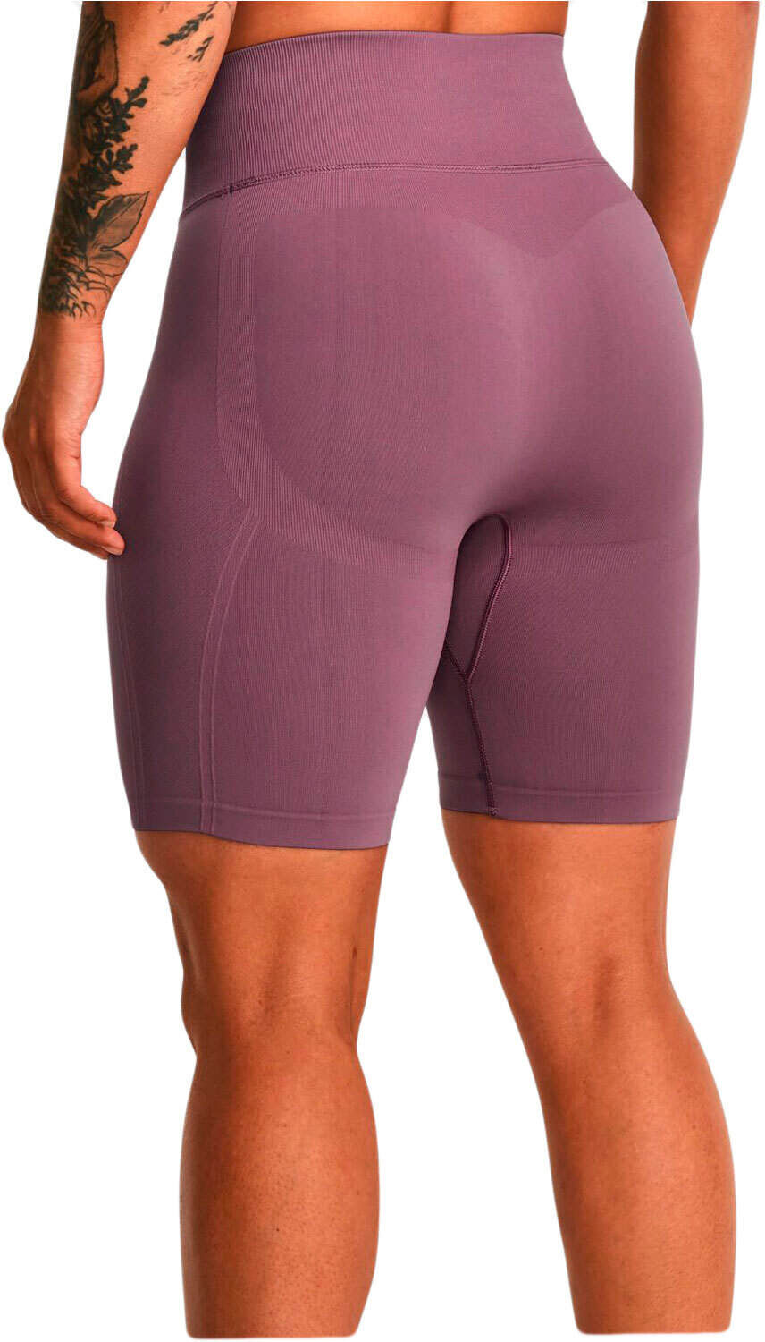 Under Armour ua train seamless pantalones y mallas cortas fitness mujer Morado (XL)