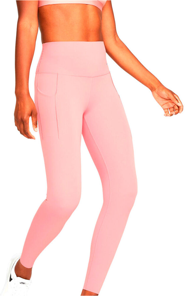 Nike universa pantalones y mallas largas fitness mujer Rosa (S)