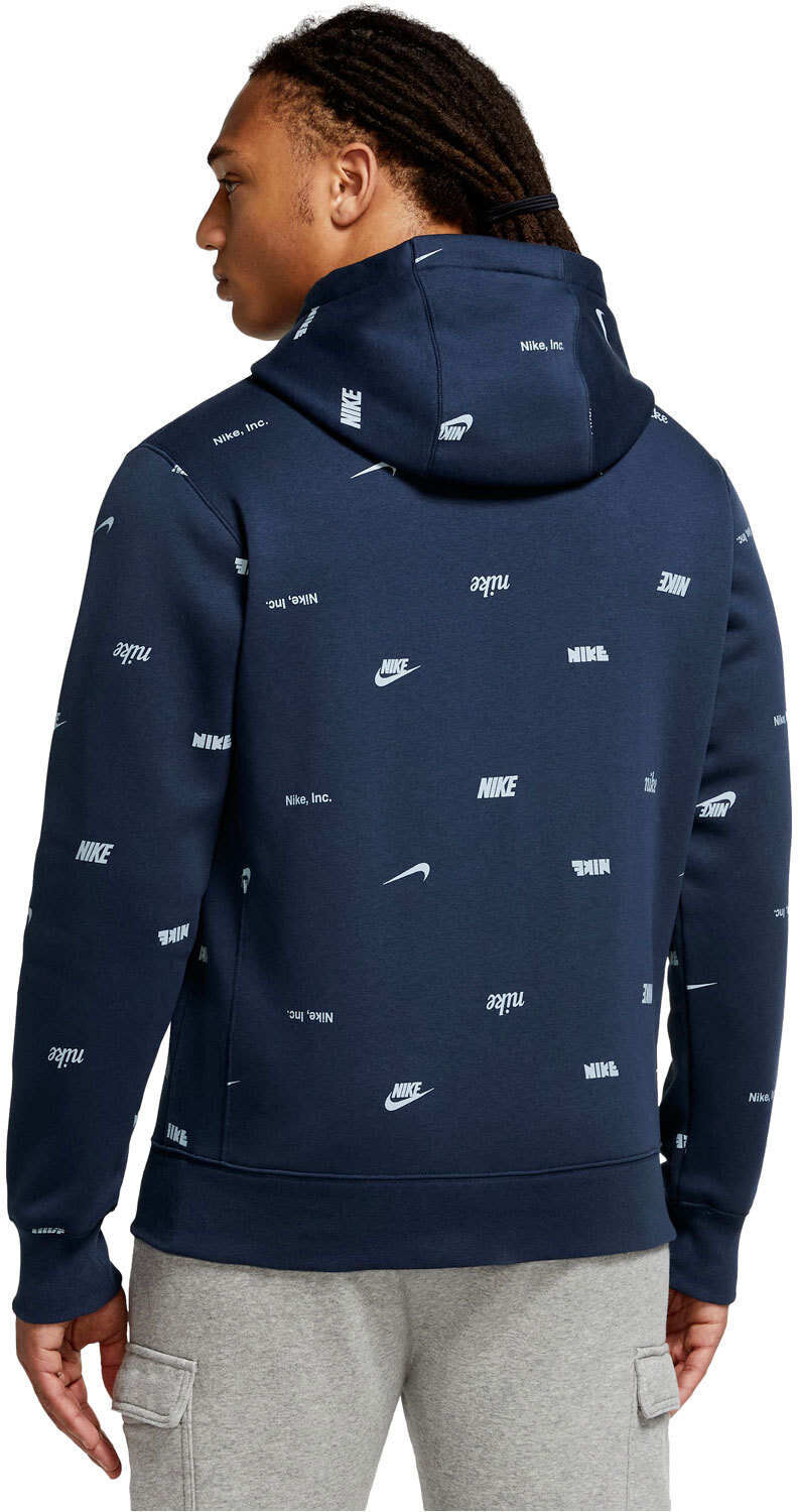 Nike club sudadera hombre Marino