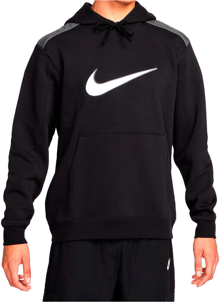 Nike sportswear fleece sudadera hombre Negro (L)