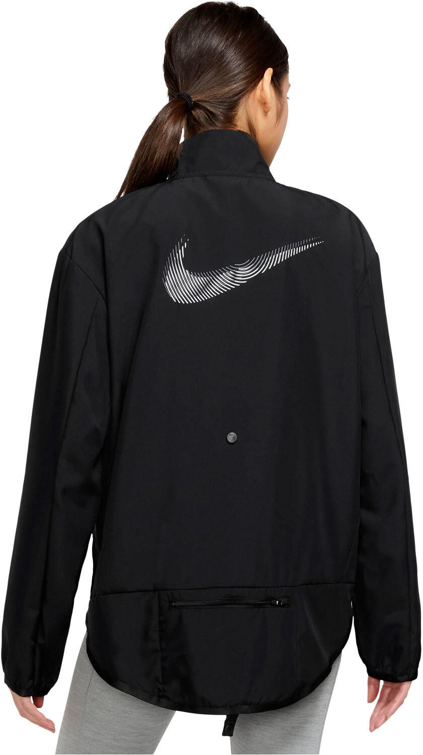 Nike dri-fit swosh CHAQUETA RUNNING MUJER Negro