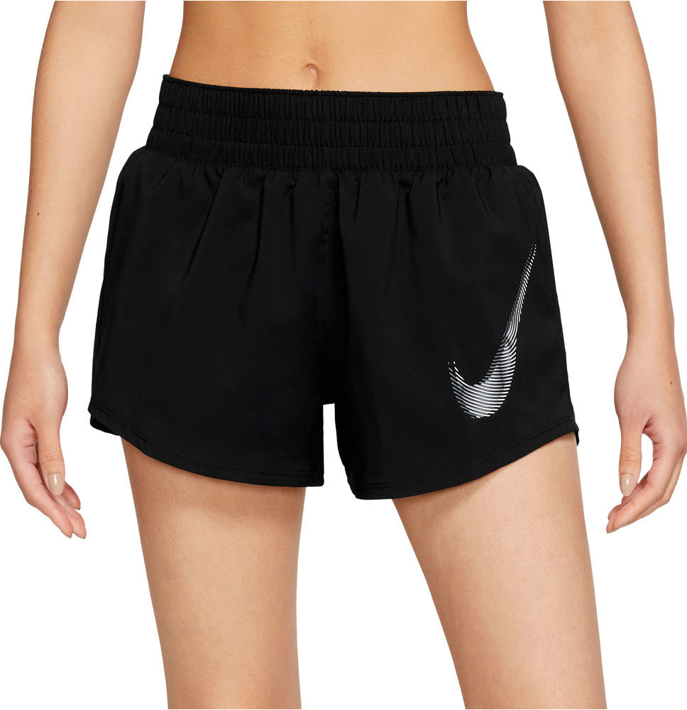 Nike dri-fit one swoosh pantalón running mujer Negro (XL)