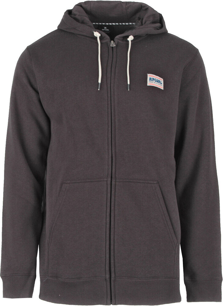 Rip Curl horizion zip thru sudadera hombre Negro (S)