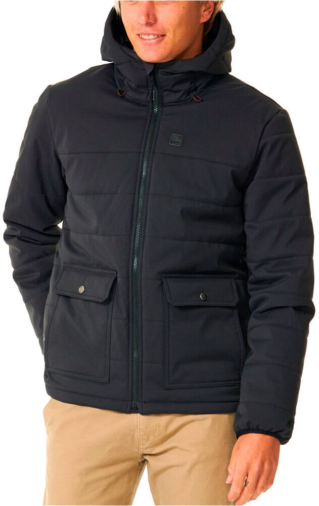 Rip Curl anti series ridge chaquetas hombre Negro (L)