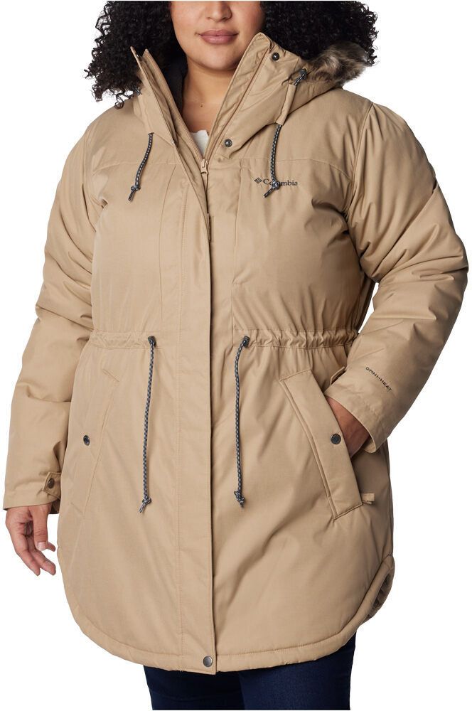 Columbia suttle mountain mid chaqueta impermeable insulada mujer Marron (XL)