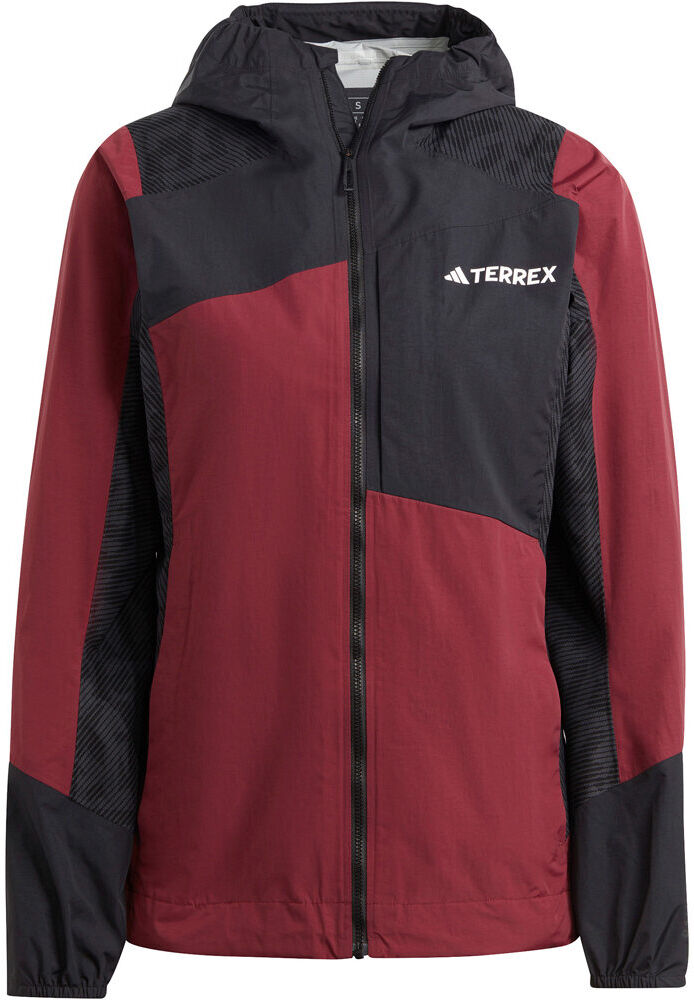 Adidas terrex xperior hybrid rainrdy chaqueta impermeable mujer Granate (XL)