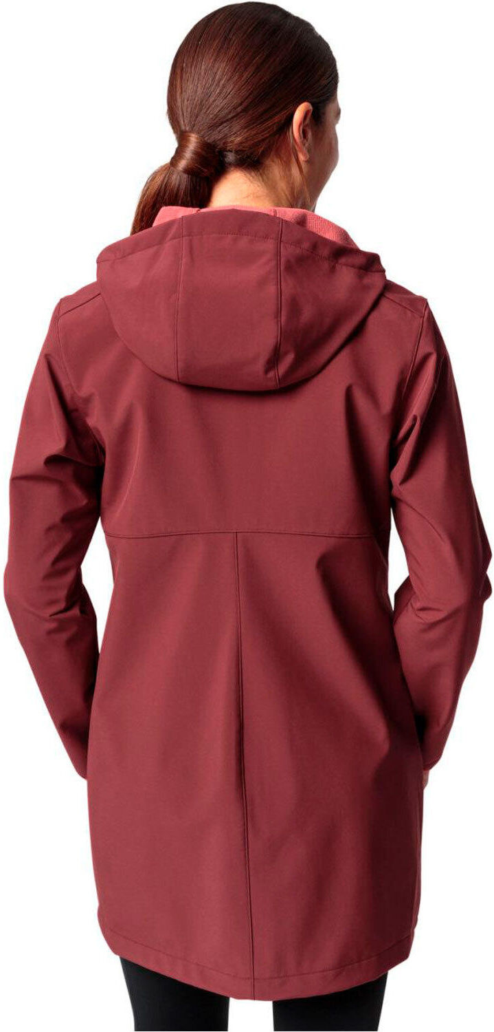 Vaude moena softshell chaqueta softshell mujer Rojo (40)