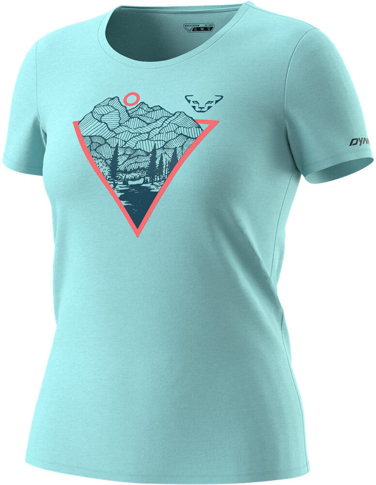 Dynafit artist series camiseta montaña manga corta mujer Azul (S)