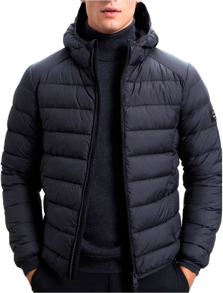 Ecoalf aspen chaquetas hombre Negro (S)