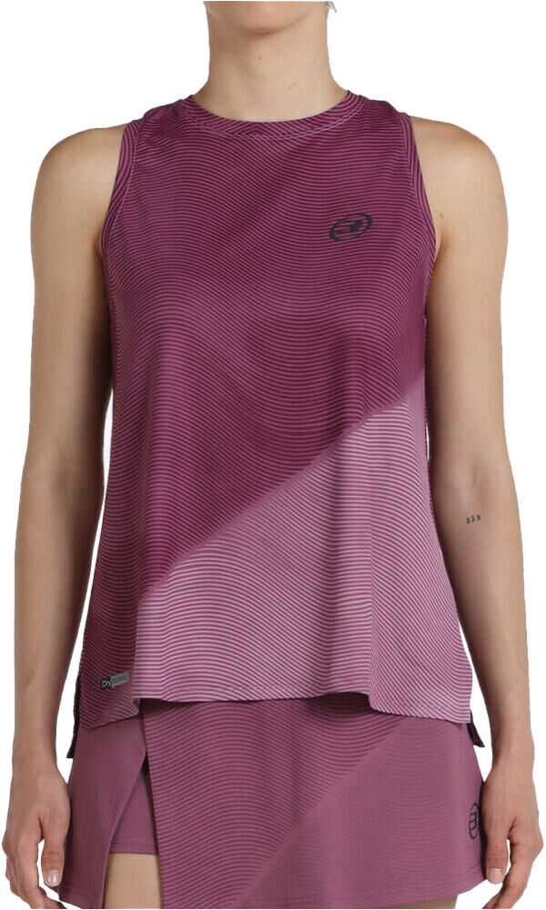 Bullpadel rogar camiseta tenis manga corta mujer Granate (XS)