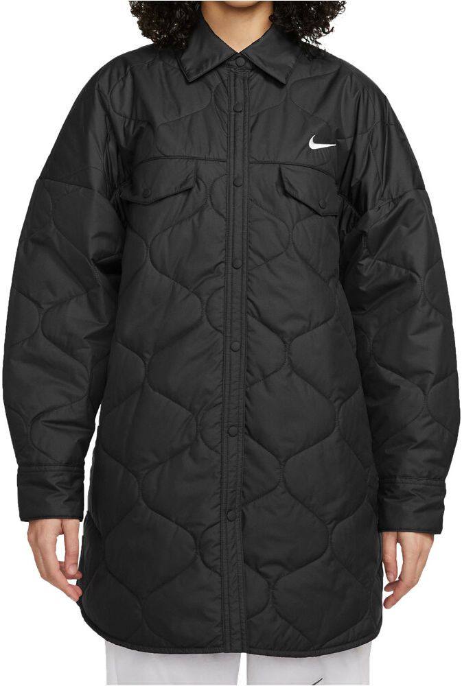 Nike sportswear essentials quilted trench chaquetas mujer Negro (XL)