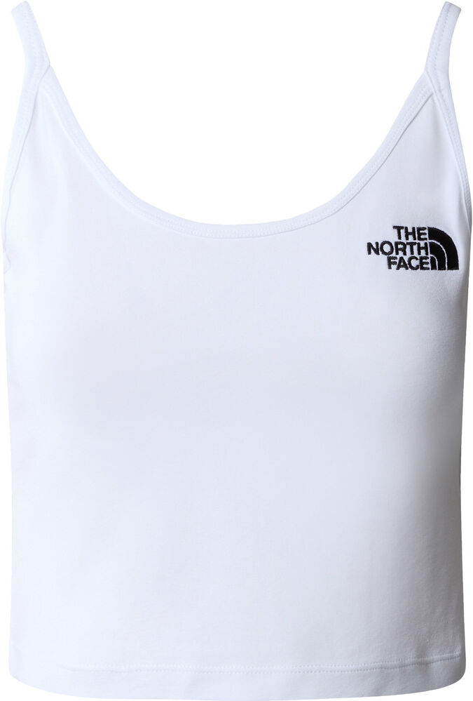 The North Face crop camiseta tirantes Blanco (M)