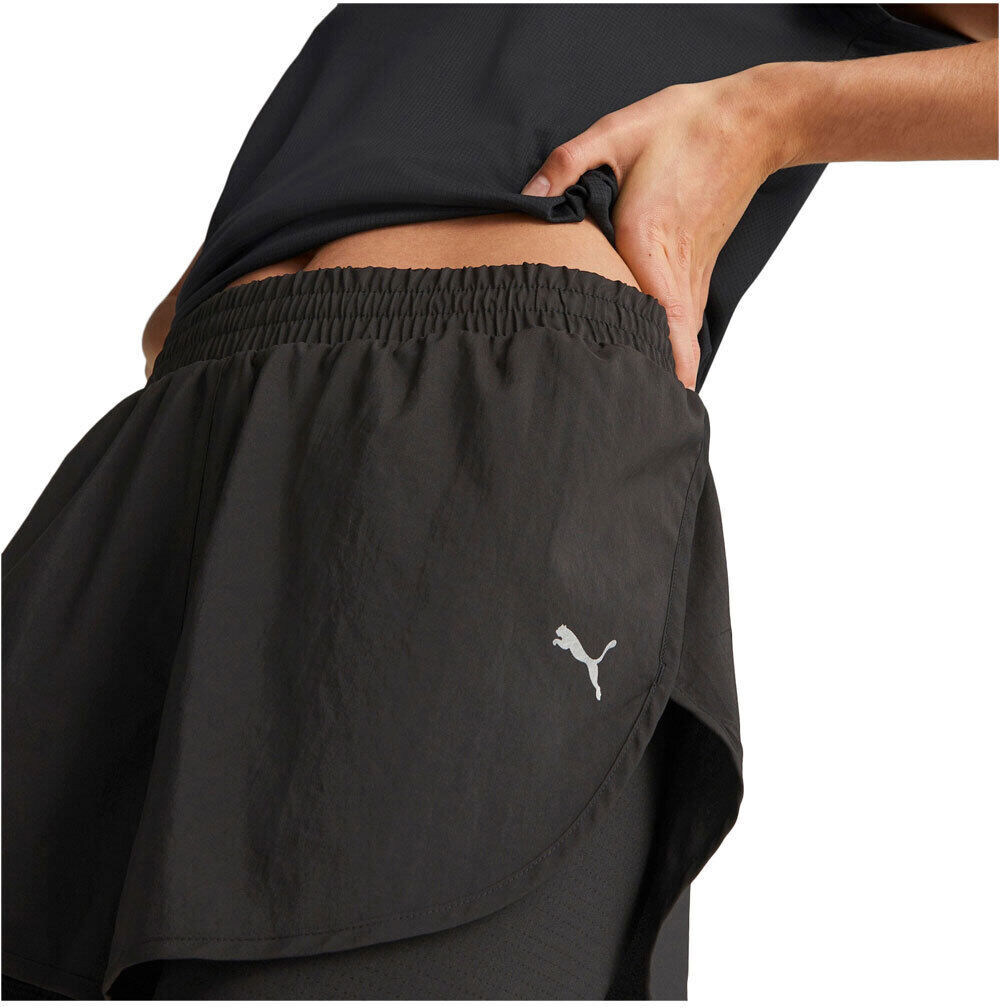 Puma runfavorite woven 2in1 pantalón running mujer Negro (M)