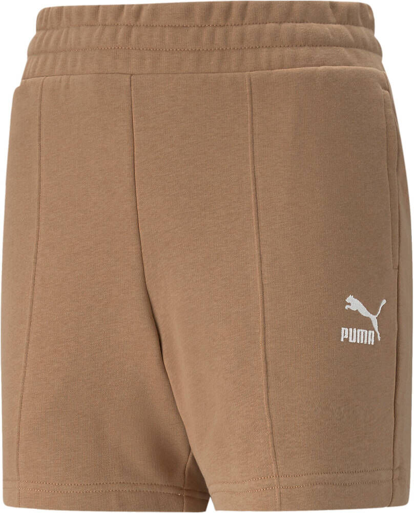 Puma classics pintuck shorts pantalón corto deporte mujer Naranja (S)