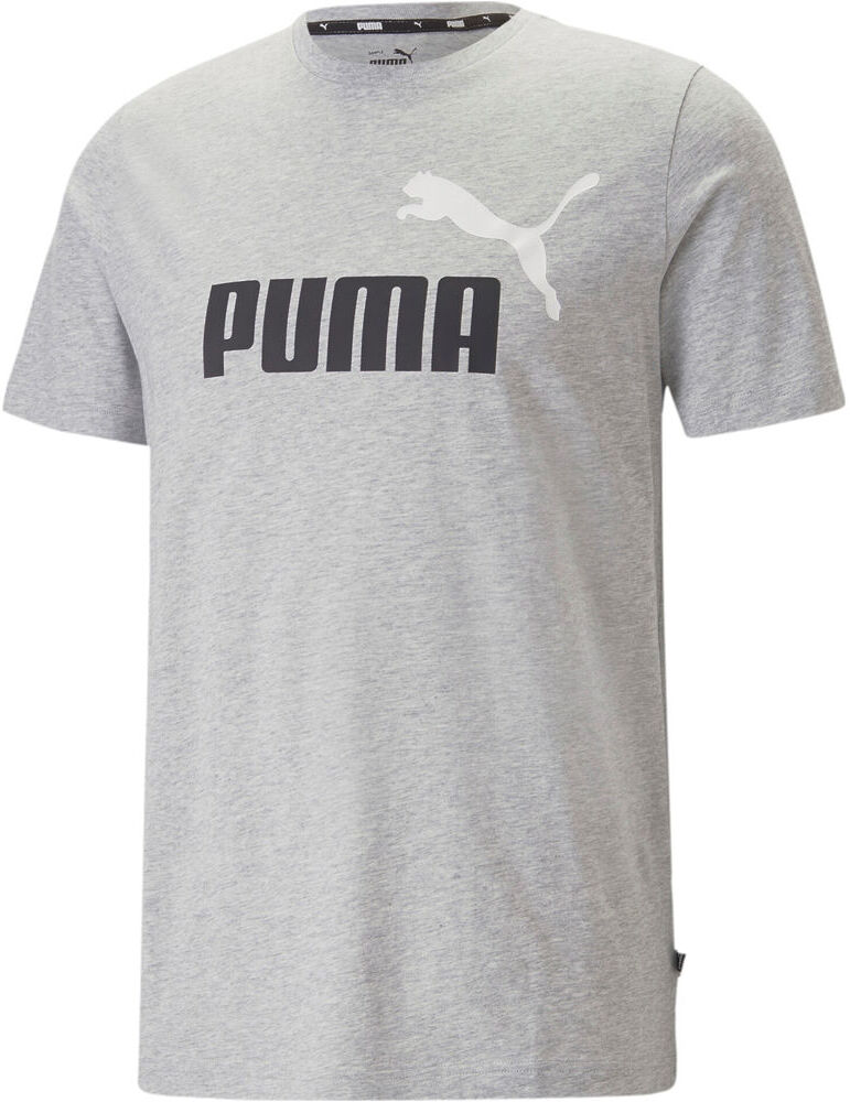 Puma essentials 2 colour logo camiseta manga corta hombre Gris (S)