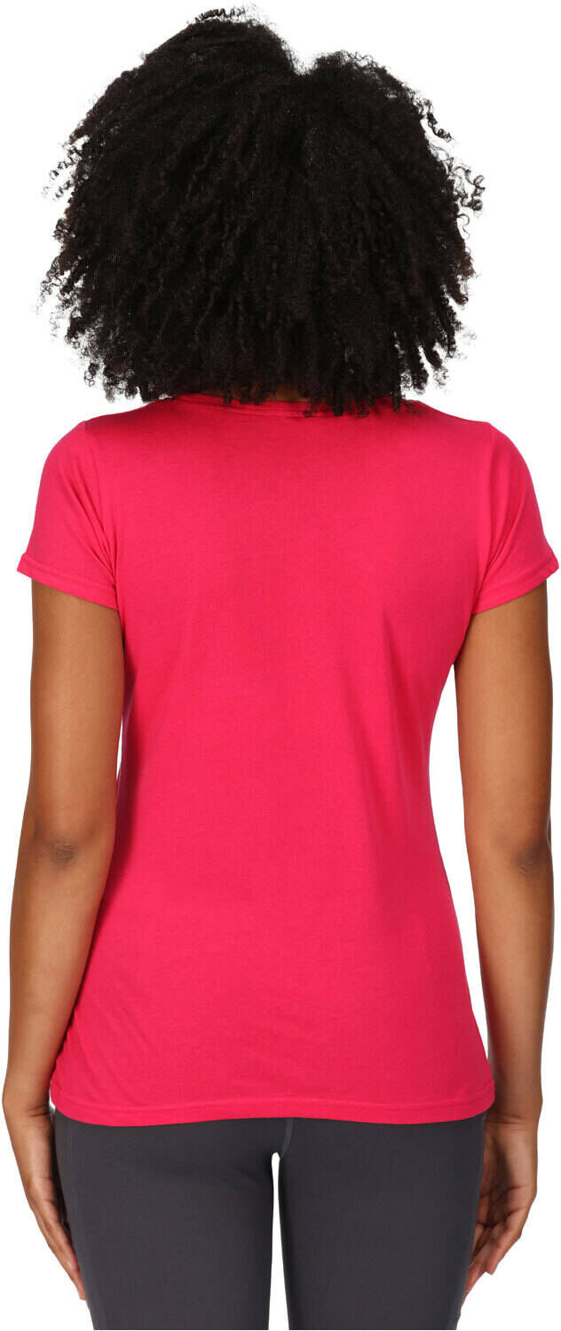 Regatta carlie camiseta montaña manga corta mujer Rosa (18)