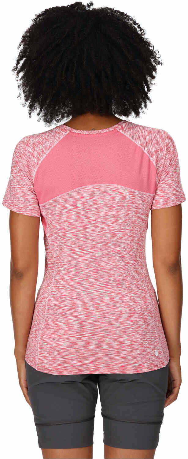 Regatta laxley camiseta montaña manga corta mujer Rosa (8)