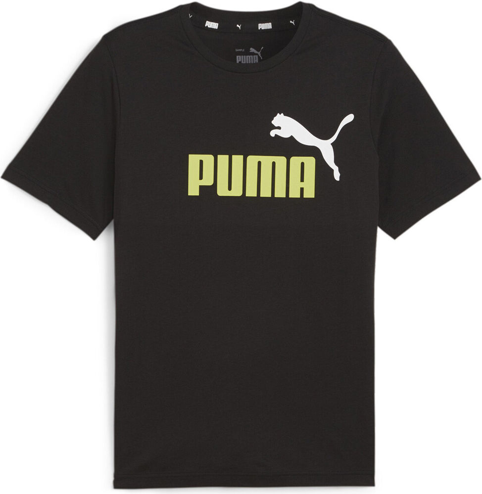 Puma essentials 2 colour logo camiseta manga corta hombre Negro (S)