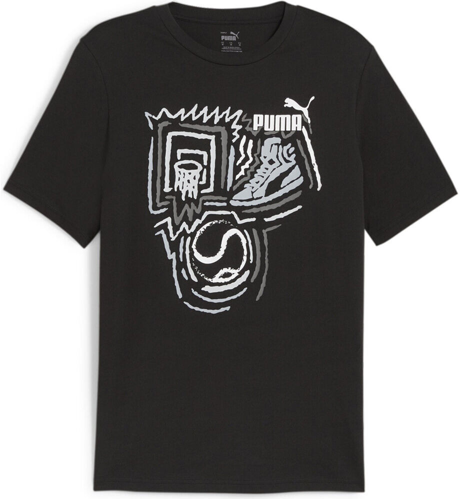 Puma graphics camiseta manga corta hombre Negro (S)