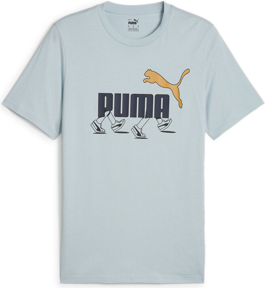 Puma graphics camiseta manga corta hombre Azul (M)