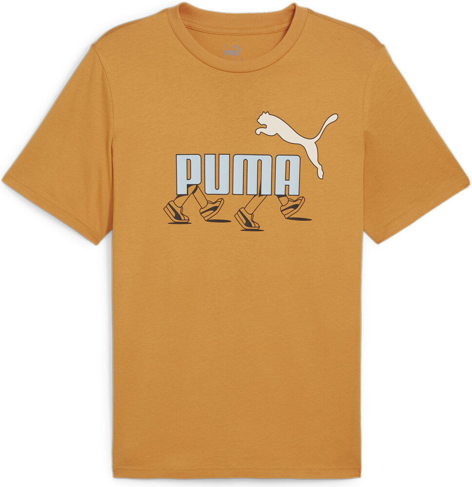 Puma graphics camiseta manga corta hombre Naranja (XL)